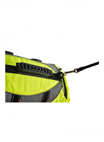 Dog Life Vest Florescent Green/Black/Grey L