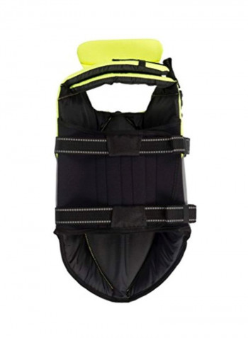 سترة نجاة للكلاب Florescent Green/Black/Grey L
