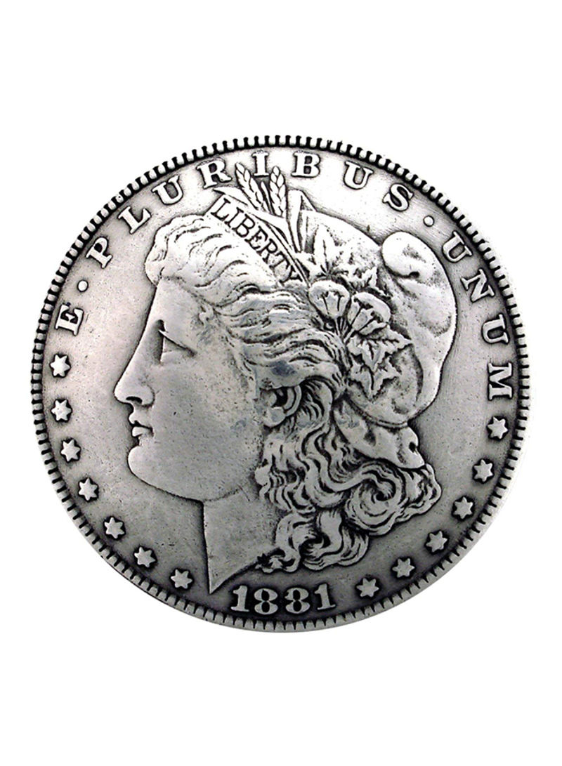 Morgan Dollar Head Antique Silver