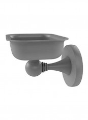 Shadwell Collection Wall Mounted Soap Dish Matte Grey 4.4x3.2x3.2inch