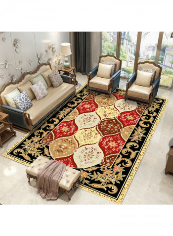 Modern Anti Skid Carpet Multicolour 140x200centimeter