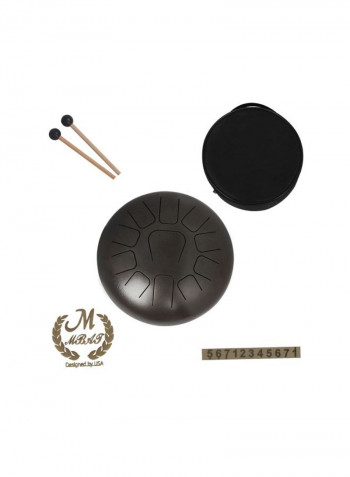 11-Tone Hand Pan Drum With Sticks