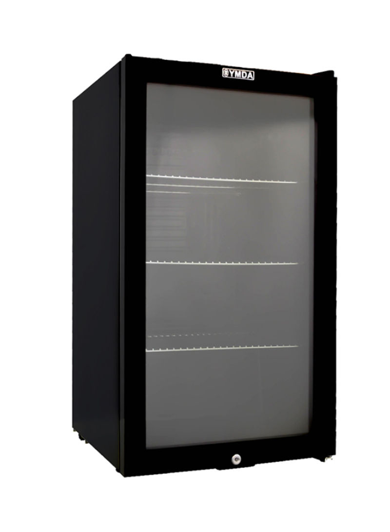 Mini Glass Door Refrigerator 93 l YCC110G Black