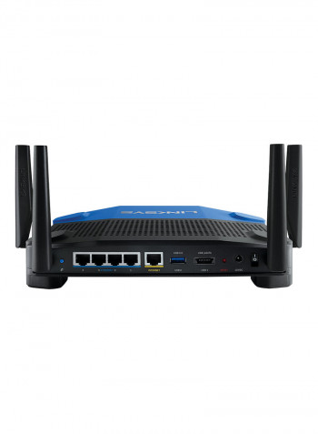 Open Source MU-MIMO Gigabit Wi-Fi Router 2.6 gbps Black/Blue