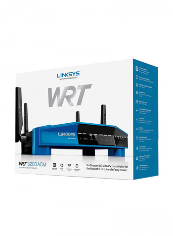Router Wireless Broadband AC3200 3200 Mbps Blue
