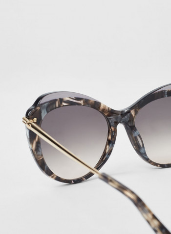 Women's Butterfly Sunglasses - Lens Size: 55 mm