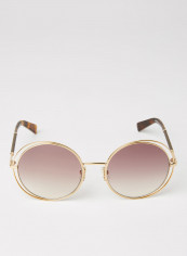 Women's Round Frame Sunglasses - Lens Size: 56 mm