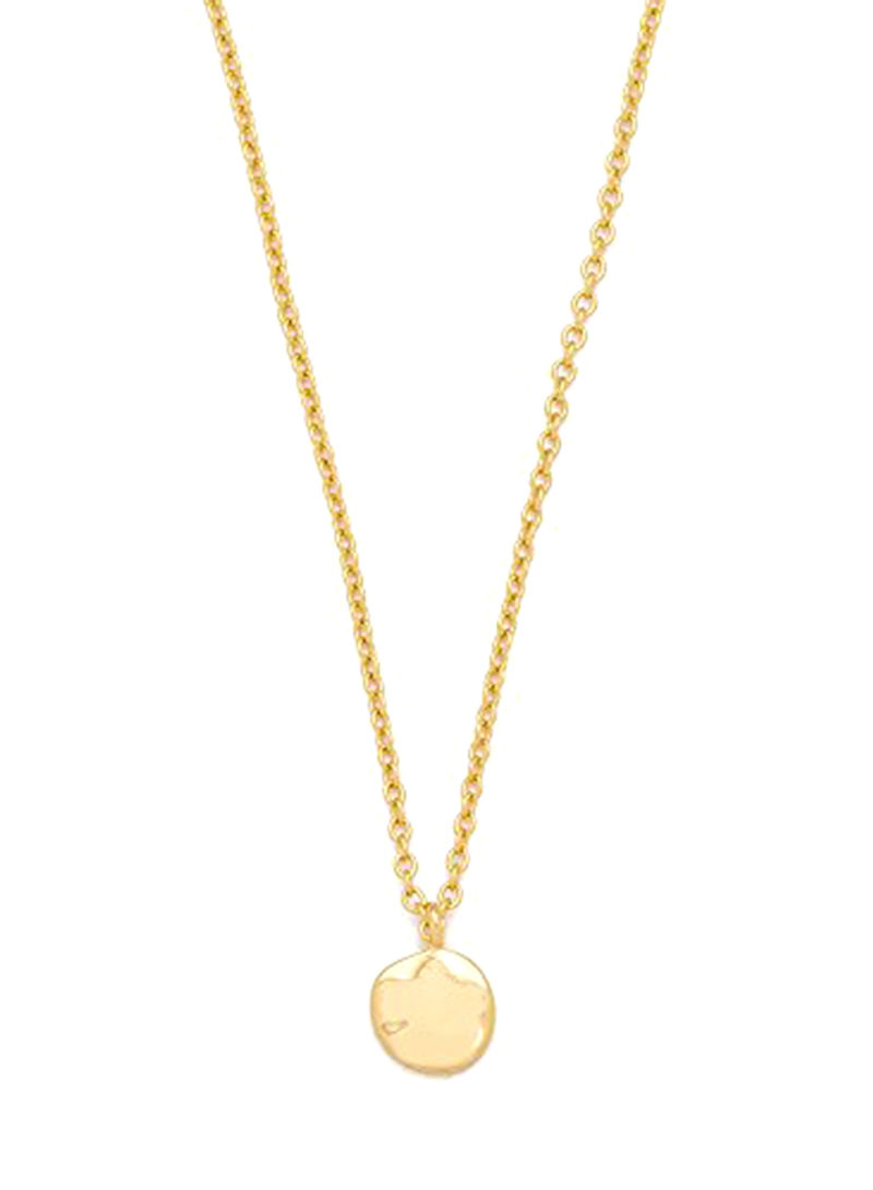 Brass Adjustable Chloe Charm Pendant Necklace