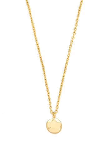 Brass Adjustable Chloe Charm Pendant Necklace