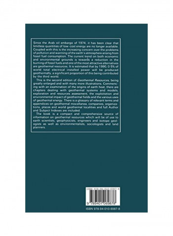 Geothermal Resources Paperback