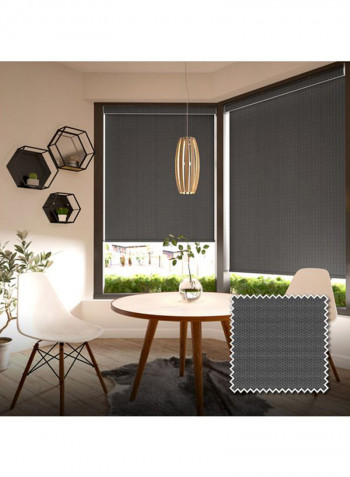 Single Comfort Blackout Roller Blind Grey 200x240cm