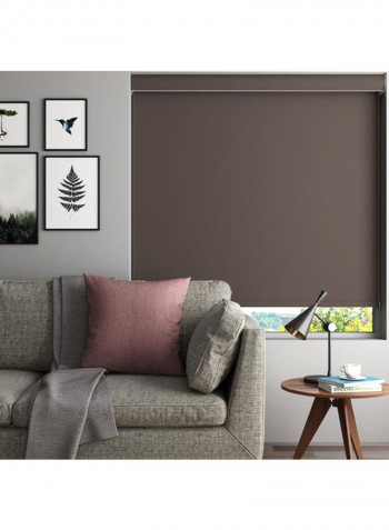 Single Comfort Roller Blackout Window Shade Brown 200x240cm