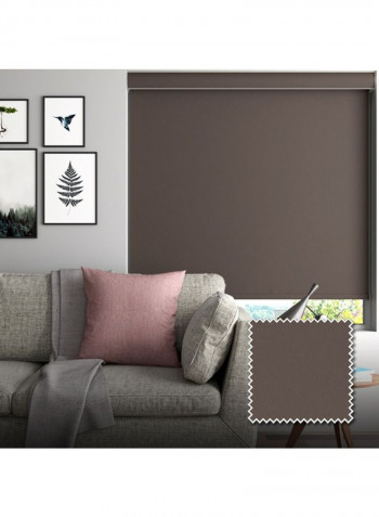 Single Comfort Roller Blackout Window Shade Brown 200x240cm