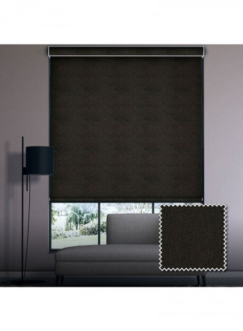 Single Mist Blackout Blackout Roller Window Shade Black 200x240cm