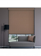 Single Mist Blackout Blackout Roller Window Shade Brown 200x240cm