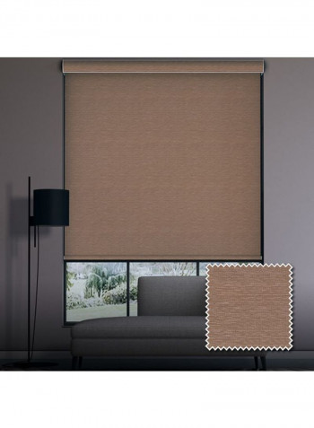 Single Mist Blackout Blackout Roller Window Shade Brown 200x240cm