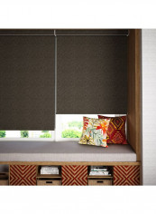Single Mist Blackout Window Blackout Roller Blind Dark Grey