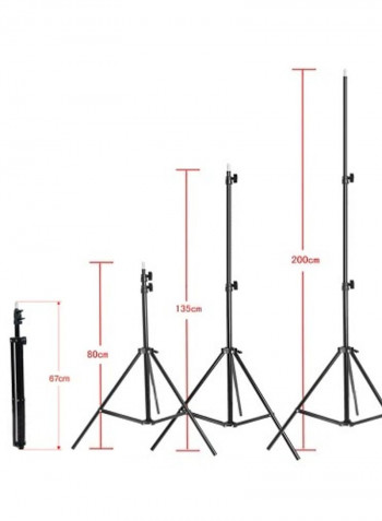 Studio Photo Lighting Kit Black/White