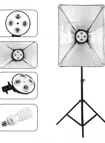 Studio Photo Lighting Kit Black/White