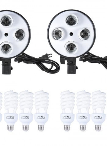 Studio Photo Lighting Kit Black/White