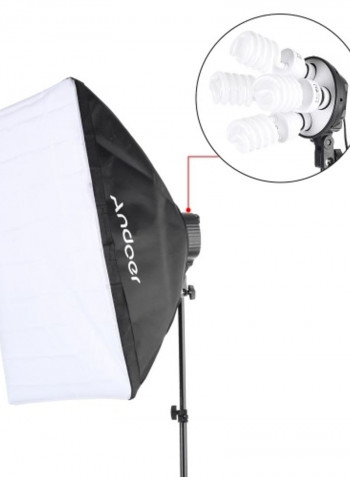 Studio Photo Lighting Kit Black/White