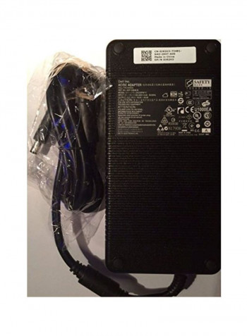 AC Adapter With Power Cord For Dell Black