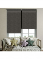 Single Comfort Roller Blackout Window Shade Grey 200x240cm
