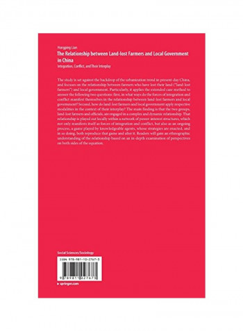 The Relationship Between Land-lost Farmers And Local Government In China Hardcover 1