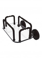 Wall Mounted Brass Towel Holder Clear/Black 10.2x7.5x3inch