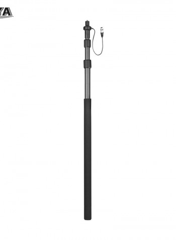 Boya Carbon Fiber Boom Pole with Internal XLR Cable Black
