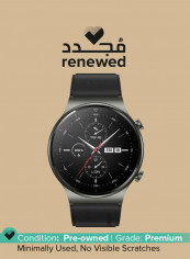 Renewed - GT2 Pro Smartwatch With 100+ Sports Mode Night Black