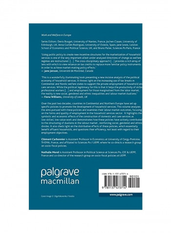 The Political Economy Of Household Services In Europe Hardcover
