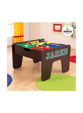 2-In-1 Activity Table Brown