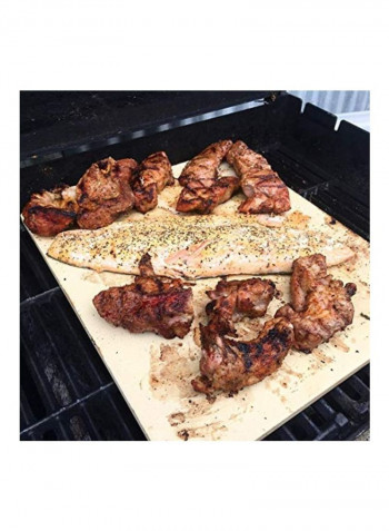 Pizza Grill Stone Beige 14x16x0.5inch