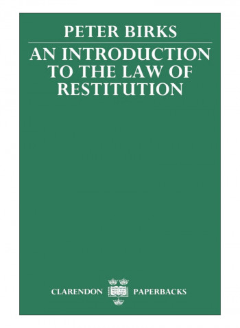An Introduction To The Law Of Restitution Paperback Revised Edition