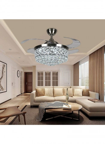 Ceiling Fan Light Clear 110cm