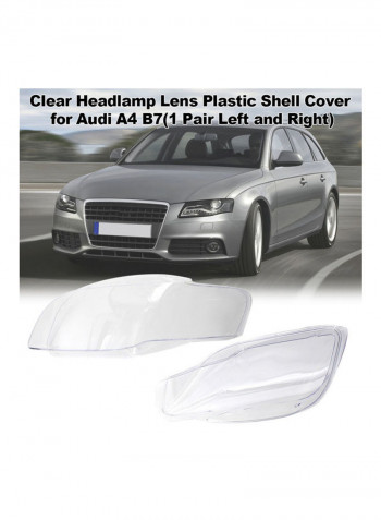Plastic Shell Cover Headlight for Audi A4 B7 2005-2008