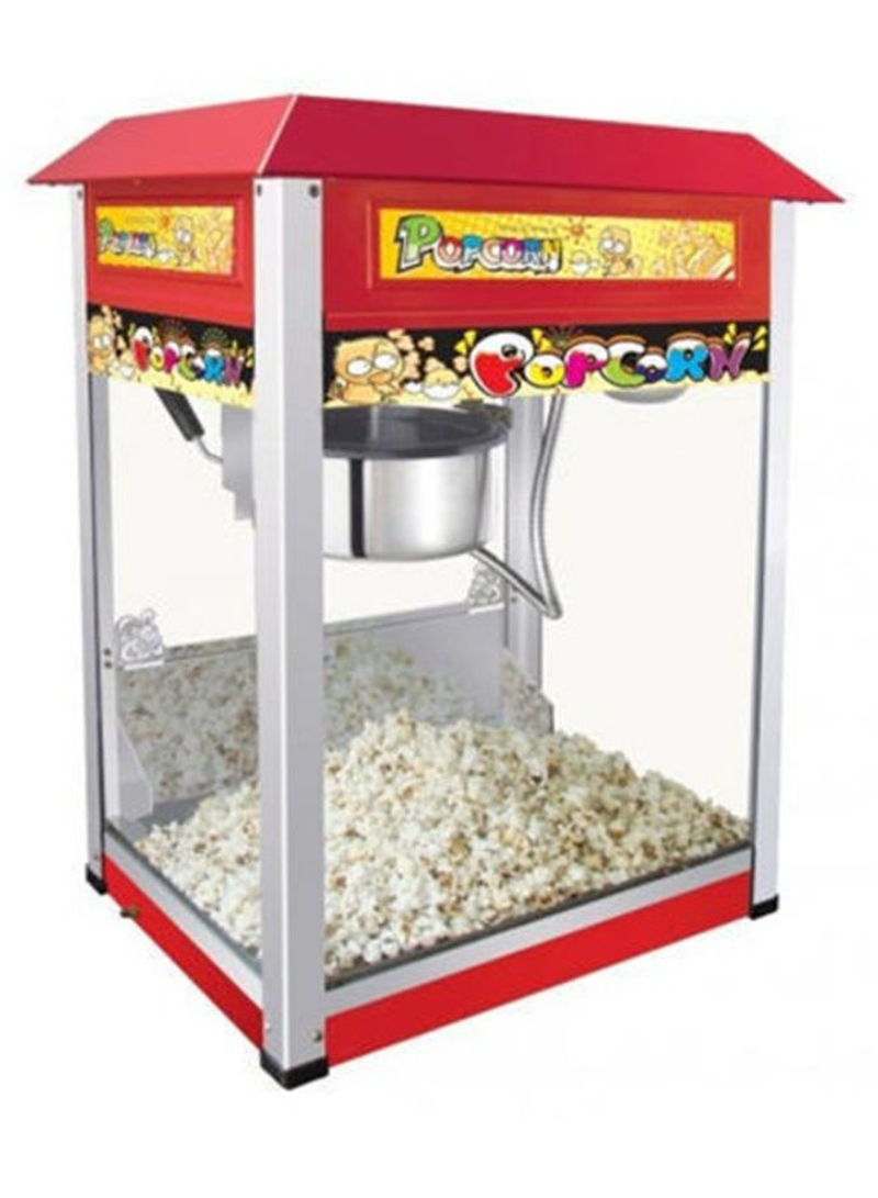 Popcorn Machine J014 Silver/Red