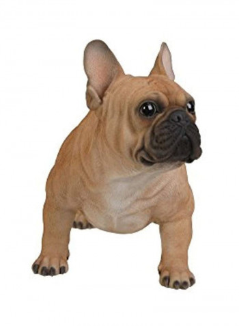 French Bulldog Statue Brown/Black 20x13x9.5inch