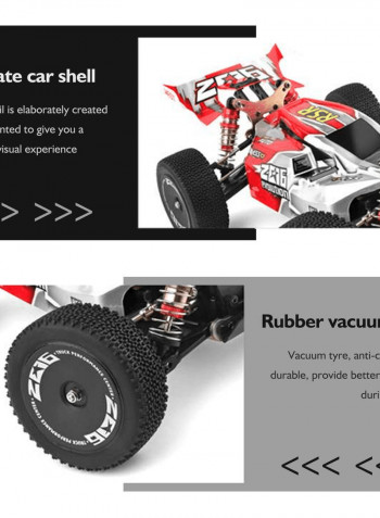 144001 1/14 2200mAh Battery 60km/h 2.4GHz High Speed Off-Road Drift Car With 2 Batteries 41.5cm