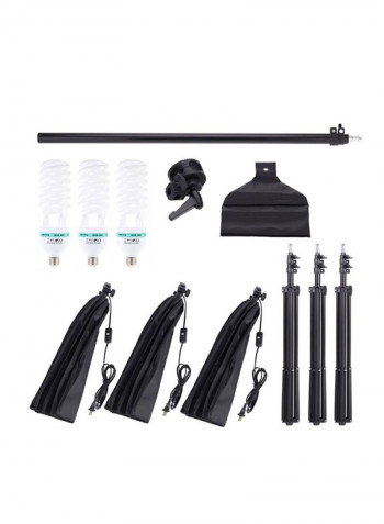 Professional Photography Lighting Kit Black/white