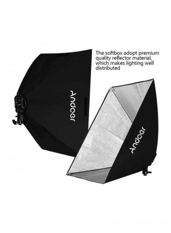 Professional Photography Lighting Kit Black/white
