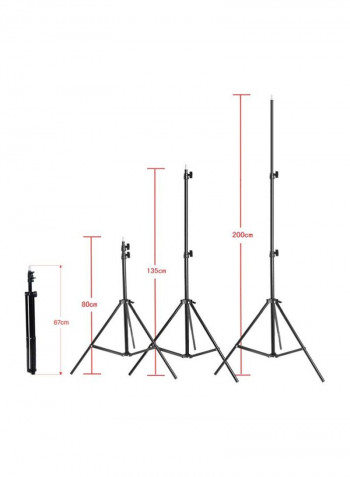 Professional Photography Lighting Kit Black/white