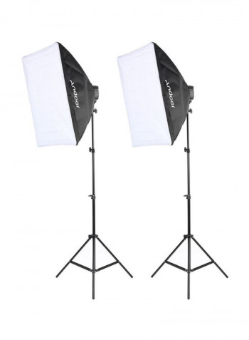 Professional Photography Lighting Kit Black/white