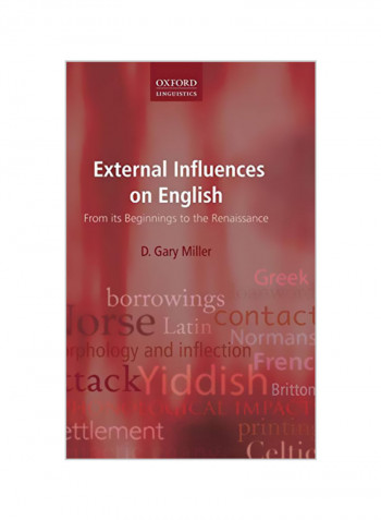 External Influences on English: From Its Beginnings to the Renaissance Hardcover