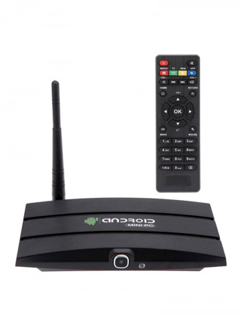 MK919S Android TV Box With Remote Control V1003 Black