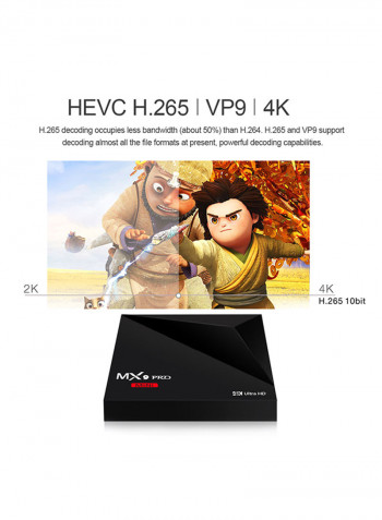 Mx9 Pro Mini Android TV Box V293 Black