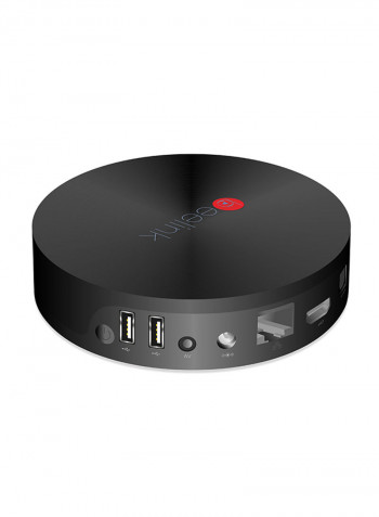 S82 Plus 4K Smart TV Box V100 Black