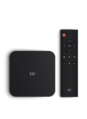 4K Smart TV Box - Us Plug V304 Black