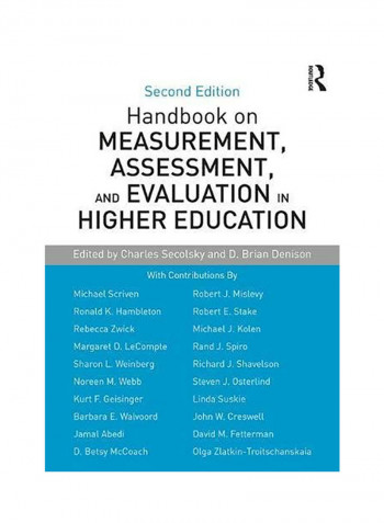 Handbook on Measurement, Assessment, and Evaluation in Higher Education Paperback 2